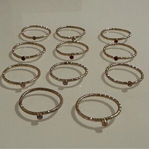 Simple Gold Rings